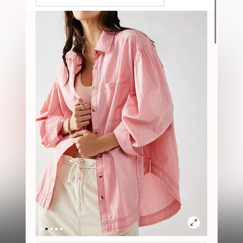 FP Happy Hour Poplin Top